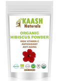 HIBISCUS Flower POWDER 100% Raw from India,USDA Certified Organic