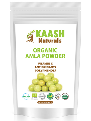 AMLA (Amalaki) Gooseberry POWDER, 100% Raw from India,USDA Certified Organic