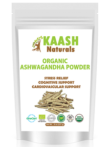 ASHWAGANDHA POWDER (Indian Ginseng) USDA Certified Organic 100% Raw Adaptogenic