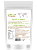 HIBISCUS Flower POWDER 100% Raw from India,USDA Certified Organic